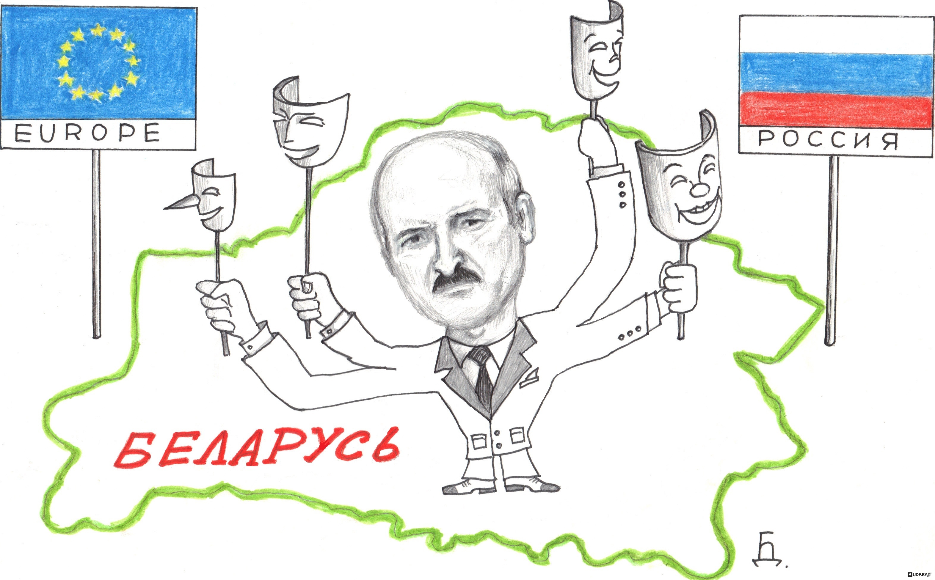 Лукашенко карикатура