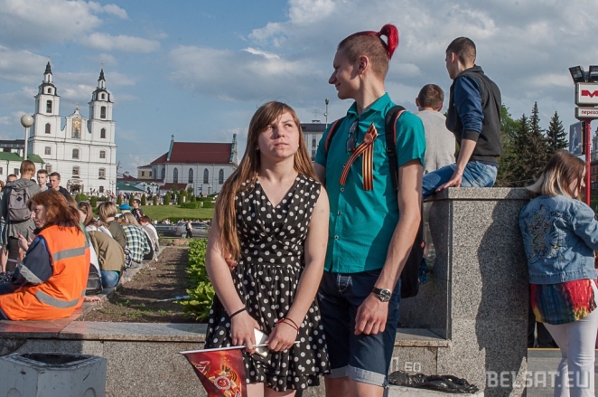 Russian Cossacks, beer, veterans: Minsk on Victory Day (photo report)