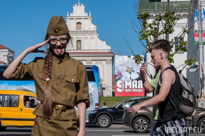 Russian Cossacks, beer, veterans: Minsk on Victory Day (photo report)