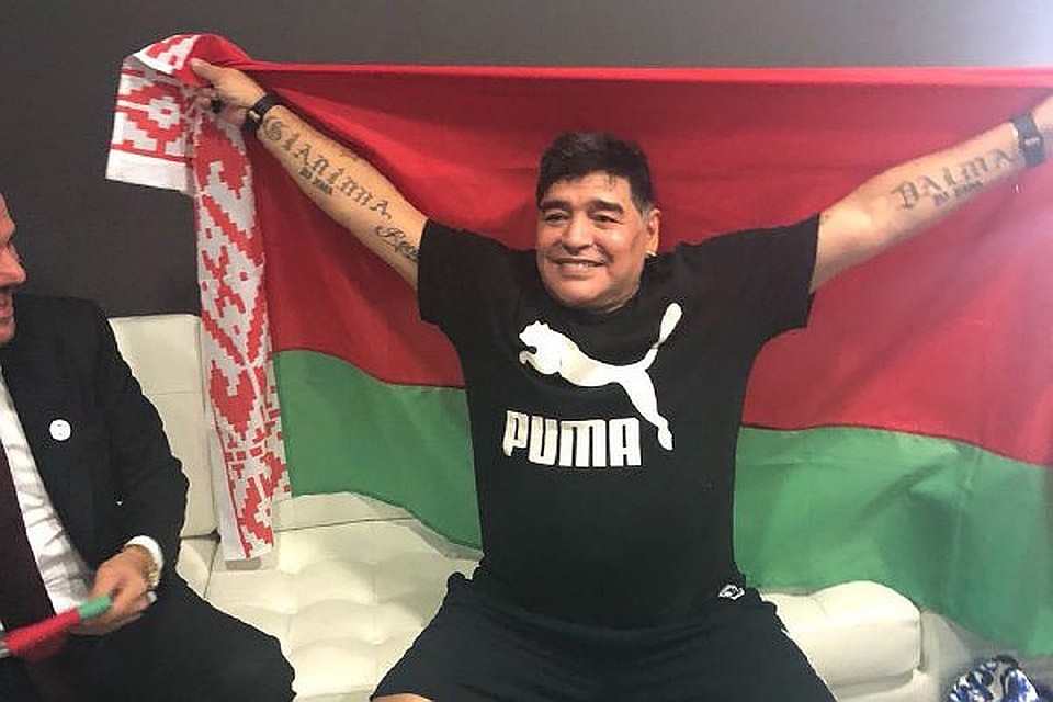 Maradona’s ‘hand of God’ touches Belarusian football