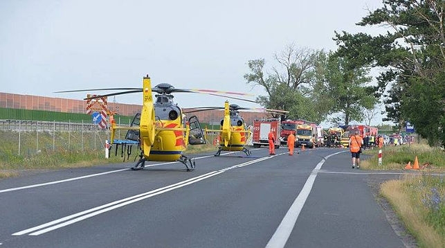 Автобус с туристами разбился в Польше, есть жертвы