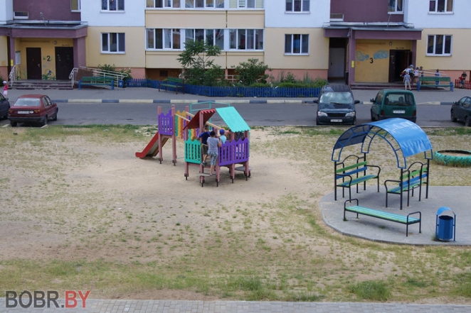 В Бобруйске живодер перерезал собаке горло на детской площадке