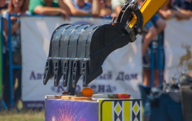 На автомобильном фестивале под Гродно экскаватор раздел девушку На автомобильном фестивале под Гродно экскаватор раздел девушку