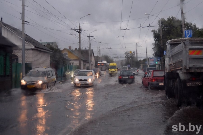 Гомель затопило. Осадки бьют рекорды
