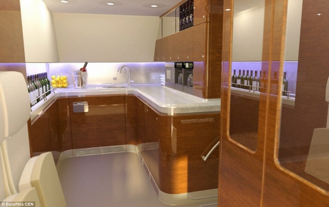 В сеть попали фотографии роскошного самолета Путина