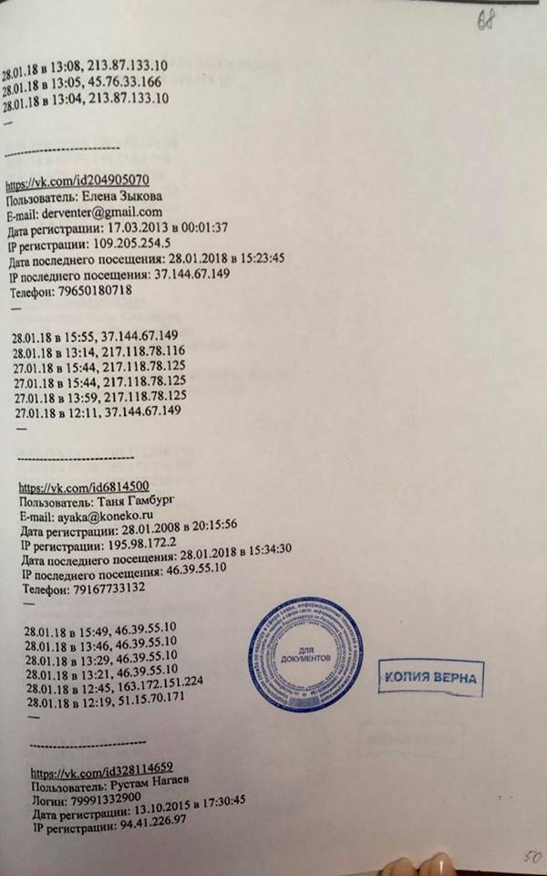 ВКонтакте отправляло полицейским данные о пользователях без уголовного дела ВКонтакте отправляло полицейским данные о пользователях без уголовного дела