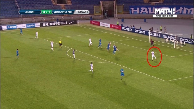 Посмотрите, что делали в конце защитники минского "Динамо"