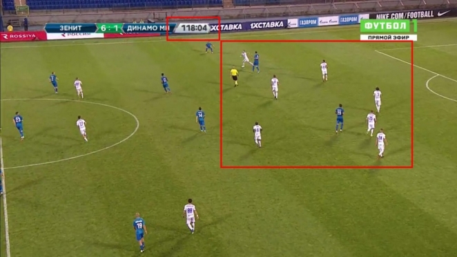 Посмотрите, что делали в конце защитники минского "Динамо"