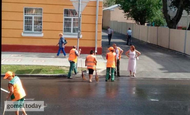 Как наводят марафет к визиту Лукашенко: от мытья асфальта до субботников