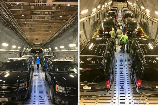 Кортежи Лукашенко, Путина, Трампа и других первых лиц мира