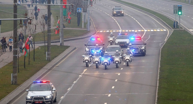 Кортежи Лукашенко, Путина, Трампа и других первых лиц мира