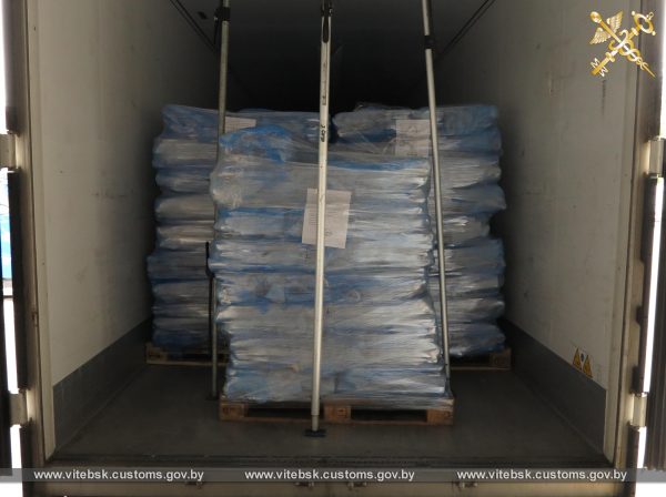Витебская таможня не пропустила в Узбекистан 40 тонн контрабандного свиного сала