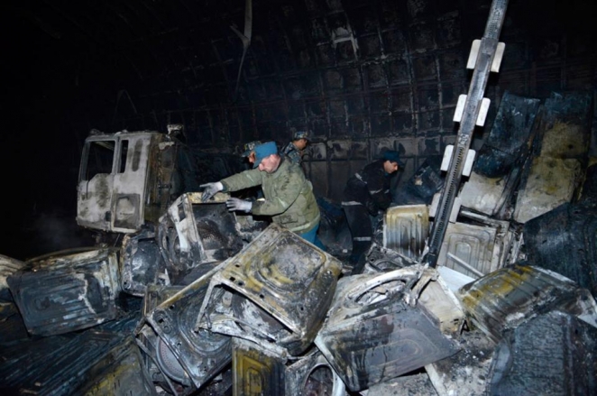 Машина превратилась в пепел: в Армении взорвалась белорусская фура с "Атлантами" и "Горизонтами"