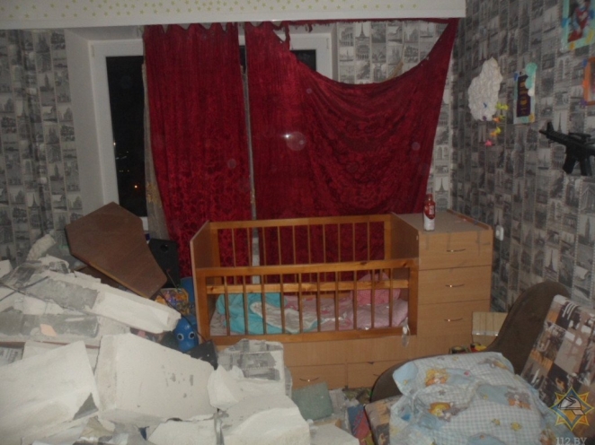 В Жлобине в девятиэтажном доме взорвался бытовой газ