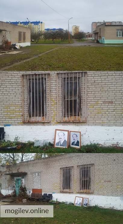 В могилевской школе на помойку выбросили два портрета Лукашенко В могилевской школе на помойку выбросили два портрета Лукашенко