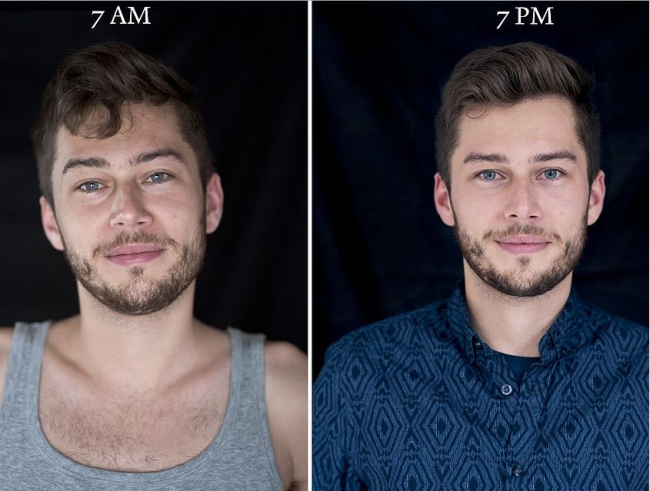 "7 утра - 7 вечера": как по-разному выглядит человек "7 утра - 7 вечера": как по-разному выглядит человек