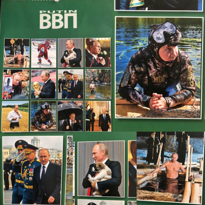 Календарь с Путиным стал хитом в Японии