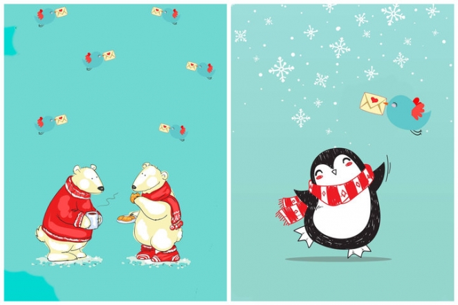 Белорусы могут бесплатно отправить открытки людям, которые будут встречать Новый год в одиночестве 