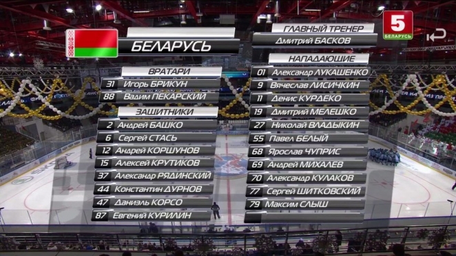 За дружину Лукашенко выступает 6 действующих хоккеистов