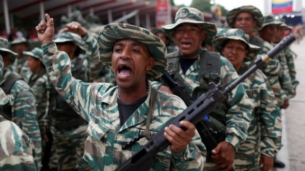 Президент Венесуэлы Мадуро объявил масштабный набор в ополчение