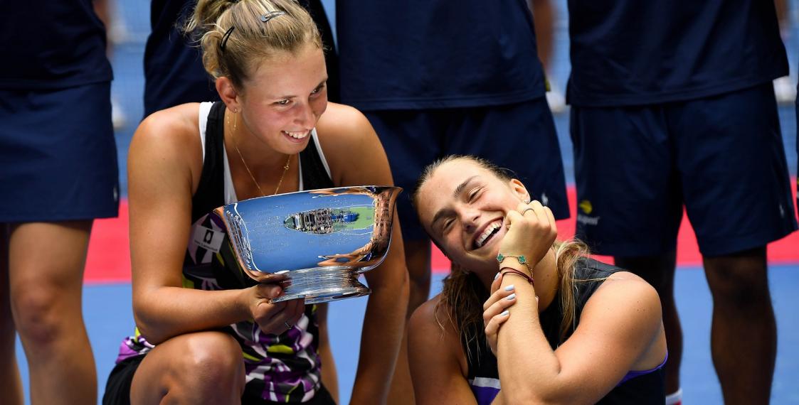 Tennis: Belarus'Aryna Sabalenka and Elise Mertens win US Open women's doubles