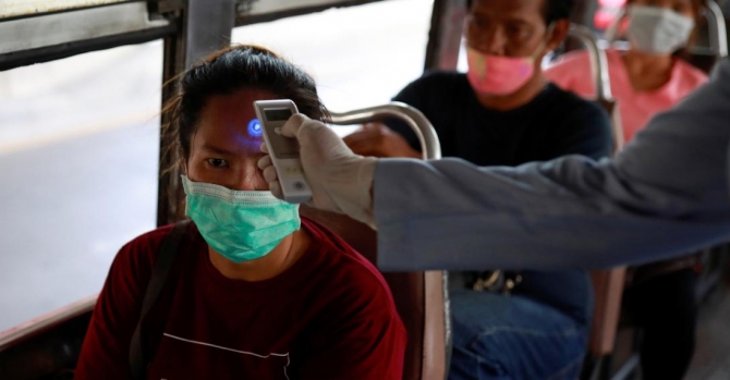 Belarusians have temperature checks as coronavirus spreads