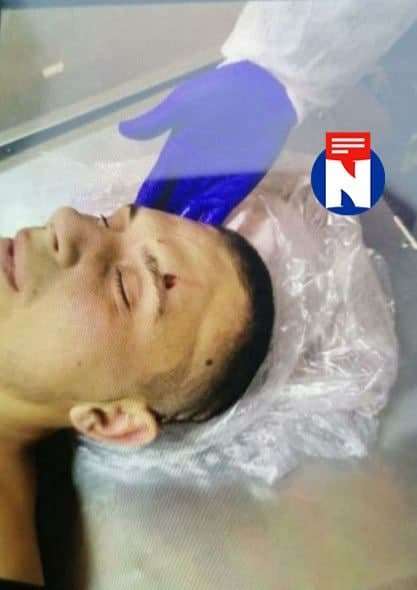 Опубликовано фото тела убитого милиционерами в Речице Дмитрия Усхопова (18+)