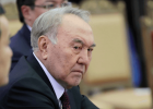 Поверженный и сдувшийся Назарбаев