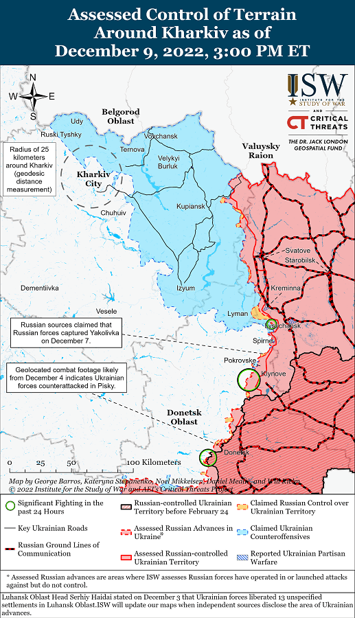 ВСУ держат оборону под Бахмутом, а у россиян иссяк дух на юге Украины: карты боев