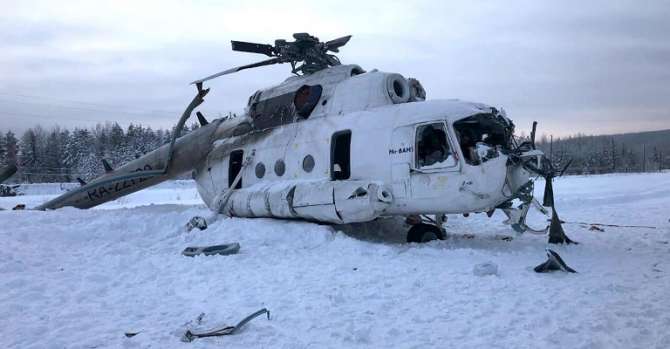 Разбившийся во Внуково вертолет перевозил Путина и высших должностных лиц России