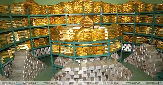 Belarus' gold, forex reserves up to almost $8bn in July 2023
