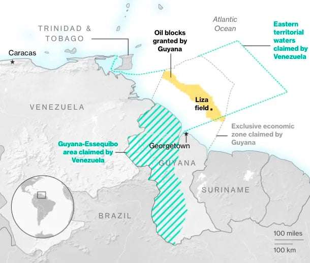 Венесуэла разворачивает войска на восточно-карибском побережье
