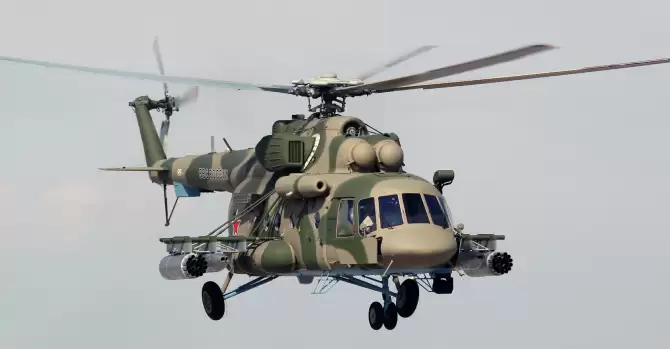 В Белгородской области рухнул российский военный вертолет