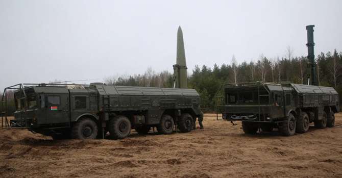 Belarus, Russia jointly conducting nuclear weapons exercise