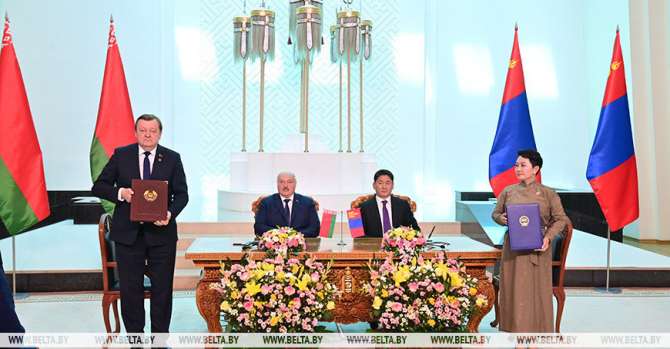 Belarus, Mongolia sign cooperation roadmap for 2024-2026