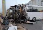 В Турции автобус с белорусскими туристами протаранил бетонный столб