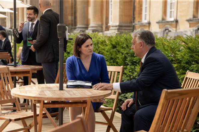 Тихановская встретилась с премьер-министром Венгрии Орбаном