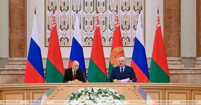 Lukashenko, Putin approve Union State Security Concept