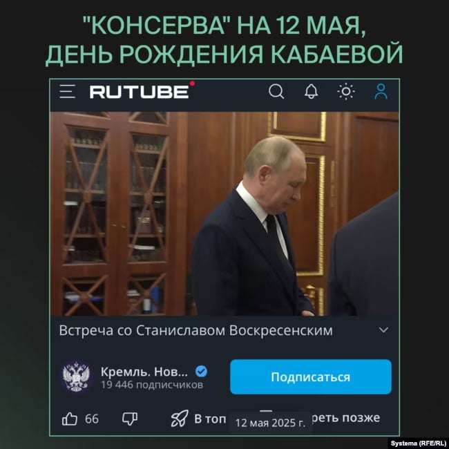 СМИ: Кремль выдает «консервы» за новые снимки Путина