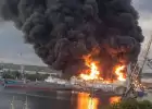 Порты Керчь и Кавказ в огне: под ударом Украины нефтяной терминал и паром россиян